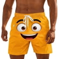 thumbnail image 2 of XINPING Men Plus Size Shorts Retro Athletic Hawaiian Print Quick-Dry Surf Board Shorts with Pockets Anti-Chafe Beach Wear, 2 of 5