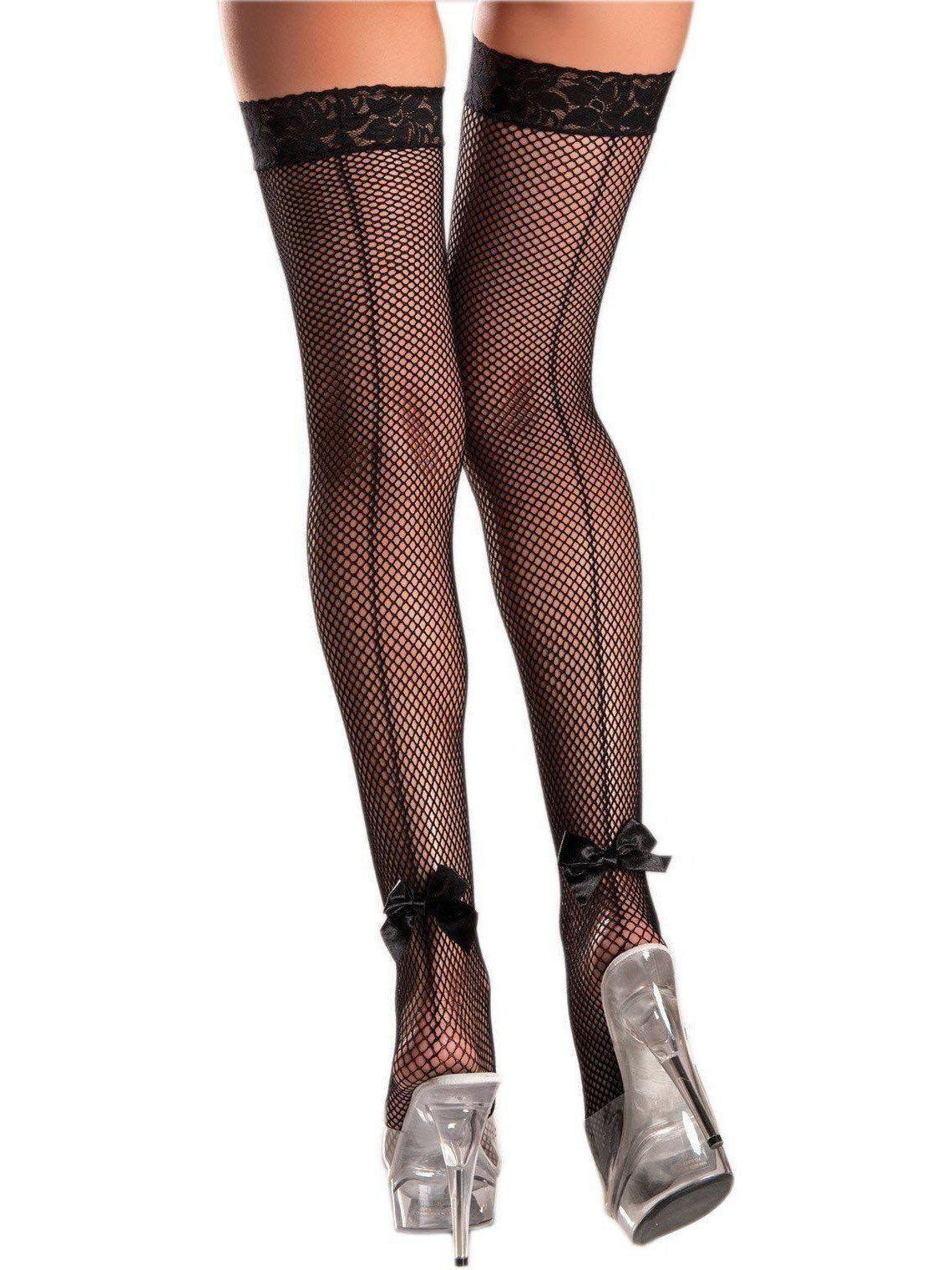 Be Wicked BW603 Lycra Stay Up Fishnet 