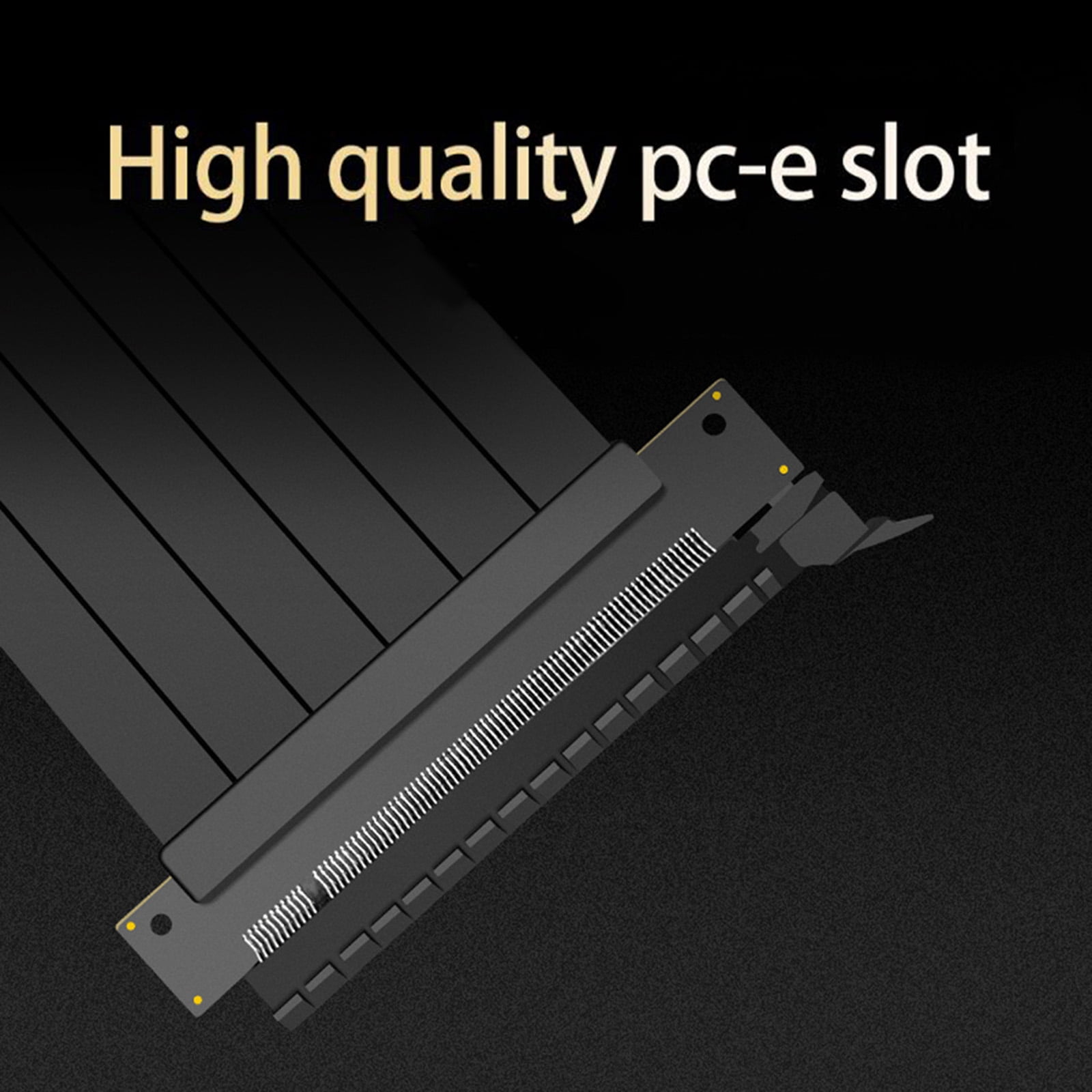 PCI-E 16x Graphics Card Extension Cable PCIE x16 for GPU Computer Chassis High-Speed Soft Flexible Cable