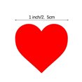 thumbnail image 6 of Costeam 500 Labels/Roll Self-Adhesive Heart-Shaped Blank Stickers for Gift Wrapping Decor, 6 of 6