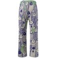 thumbnail image 5 of Arlun Women Linen Wide Leg Casual Pants Trendy Graphic Printed Lightweight Drawstring Elastic Waisted Holiday Flowy Pants Soft Comfortable Beach Palazzo Pants Purple XL, 5 of 5