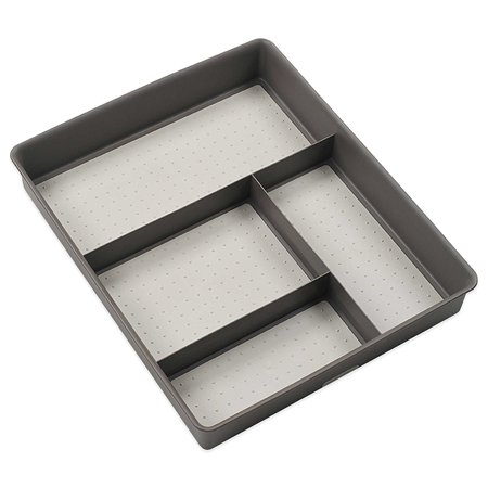 Madesmart Junk Drawer Organizer In Grey Perfect For A Kitchen Or