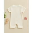 thumbnail image 4 of Bagilaanoe Newborn Baby Boy One-pieces Short Sleeve Jumpsuit 3M 6M 9M 12M Infant Romper Casual Clothing, 4 of 7