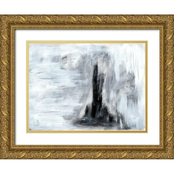 Lee, Judson 32x25 Gold Ornate Wood Framed with Double Matting Museum Art Print Titled - Growing Mt. 3