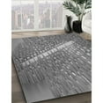 thumbnail image 2 of Ahgly Company Indoor Rectangle Patterned Ash Gray Area Rugs, 6' x 9', 2 of 6