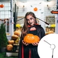 thumbnail image 2 of Wovilon Halloween Costume Scary Weapon Headbands Horror Photo Props Rubber Plastic Arrows Headbands Through Head Accessories Makeup, 2 of 6