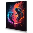 thumbnail image 2 of DESIGN ART Designart "Cosmic Astronaut Explorers V" Space Wall Art Prints 16 in. wide x 32 in. high, 2 of 5