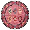 thumbnail image 5 of SAFAVIEH Montage Andreas Geometric Indoor/Outdoor Area Rug, Pink/Black, 3' x 5', 5 of 10