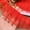 Red, variant on IDONGCAI Pink Lace Ruffle Trim for Crafts 1-5/8"x5yd 2-Layer Pleated Edge Lace Ribbon