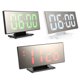 thumbnail image 5 of Monstrate Reloj Despertador de acrílico/espejo, Reloj Digital LED, Control de voz, tiempo de repetición, pantalla de temperatura, modo nocturno, Reloj Decoración del hogar No.06 Monstrate JJ25294-06B, 5 of 6