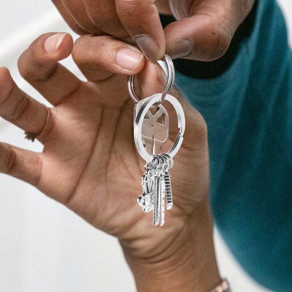 CTIRCHIU Rectangular Key with Bookkeeping Symbol for Teachers Day, 1 Set, Size 1.9In x 1.1In x 0.1In