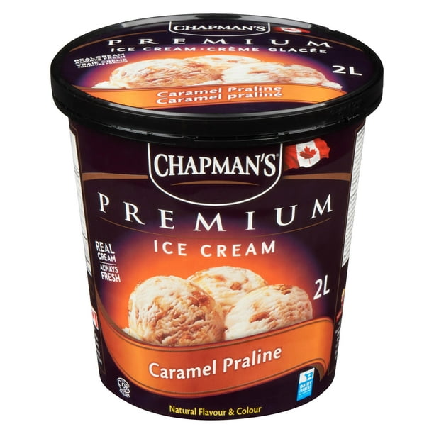 Chapman's Premium crème glacée caramel praliné 2L