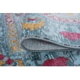 thumbnail image 2 of Transitional 8x11 Area Rug (7'10'' x 10'3'') Floral Gray, Blue Living Room Easy to Clean, 2 of 8