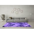 thumbnail image 3 of Ahgly Company Indoor Rectangle Abstract Purple Modern Area Rugs, 8' x 12', 3 of 4