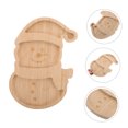 thumbnail image 6 of UPOUART Wooden Snowman Charcuterie Board Holiday Serving Tray with Rustic Texture for Christmas Table Decor, 6 of 7