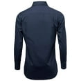 thumbnail image 3 of NEW Omega Italy Men's Dress Shirt Long Sleeve Solid Color Regular Fit 10 Colors (Navy,XL (17-17½) sleeve: 34/35), 3 of 5