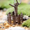 thumbnail image 3 of Micro-paisaje pequeños adornos carnosos valla de madera valla valla blanca Mini valla pequeña pequeños adornos, 3 of 3