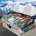 thumbnail image 2 of HUIACONG Christmas Snowman Golf Cart Seat Cover Easy to Clean Comfortable Golf Cart Seat Protector Cover Easy to Install Protection Interior Accessories Suitable for EZGO Yamaha Club Cars, 2 of 7