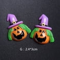 thumbnail image 1 of 10 piezas de accesorios de calabaza de halloween de resina festival de fantasmas accesorios para el cabello de la caja del teléfono diy con estilos aleatorios, 1 of 2