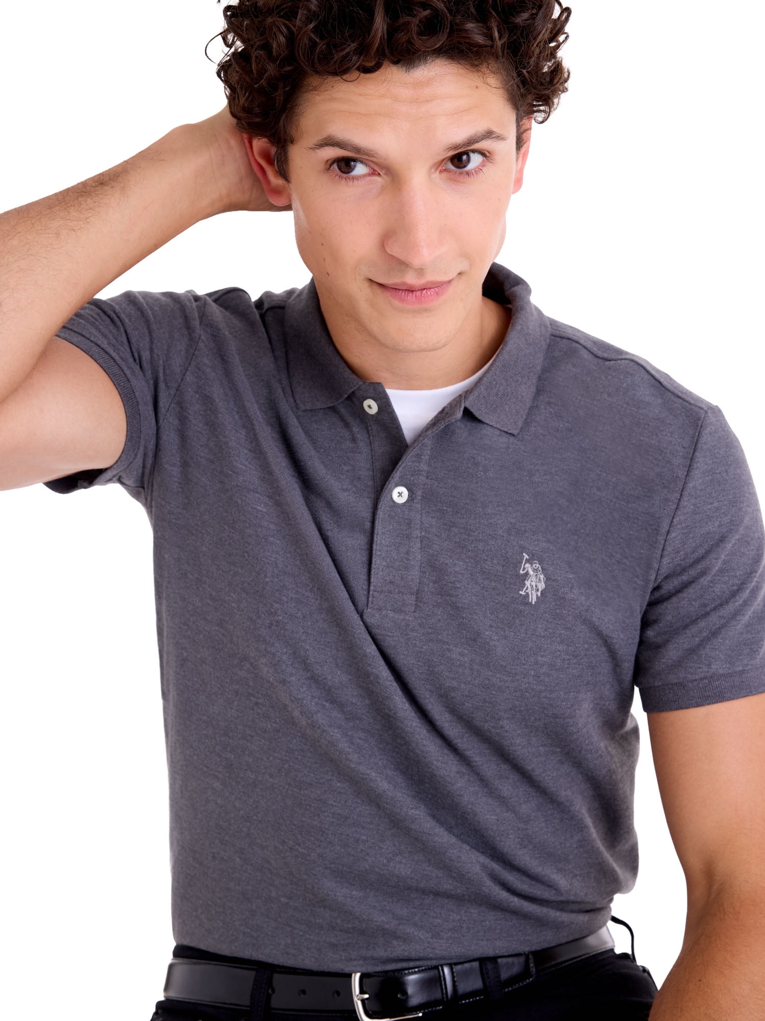 U.S. Polo Assn. Men's Performance Pique Polo Shirt