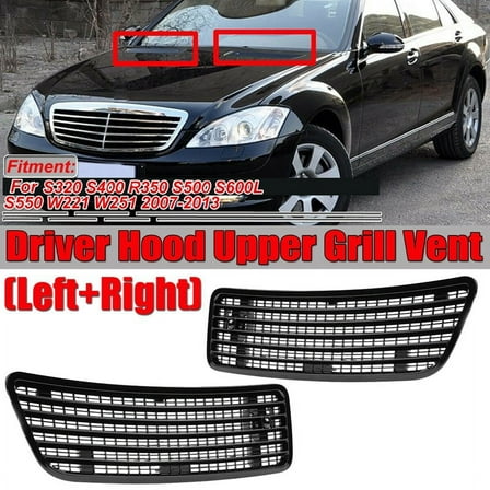 Car Engine Hood Grille Grill Vent Cover Trim for W221 W251 2007-2013 A2218800305 Right