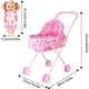 thumbnail image 2 of Cochecito para Muñecas, Carro para Muñecas Plegable y Ligero Rosa con Cesta, Cochecito de Juguete para Niñas de 4 a 6 Años, Juegos de Guardería JM Papelería, 2 of 5