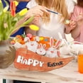 thumbnail image 3 of Happy Easter Hanging Wall Door Sign Hanger Conejo Zanahoria con cadena colgante para fiesta Interior Exterior Porche delantero Decoración Regalo de Zulema Letrero colgante, 3 of 8