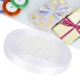 thumbnail image 4 of Cinta De Raso, Cinta De Envoltura De Satén, Conjunto De Cintas De Paquete De Cintas Para Manualidades De Costura Fiesta Boda OTVIAP Blanco, 4 of 8