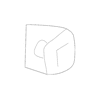 Genuine OE Audi End Cap - 4G8-853-782-A-BD6