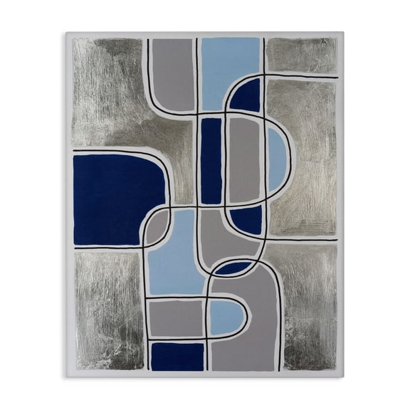 Stupell Industries Modern Alternating Centric Shapes Canvas Art, 16 x 20, by Michael Willett