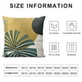 thumbnail image 5 of COMIO Abstract Boho Pillow Covers Mid Century Modern Pillow Covers Minimalist Geometric Green Leaves Throw Pillow Covers Home Decor for Sofa Bed Couch, 5 of 5