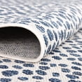 thumbnail image 5 of Rugs.com Jill Zarin Outdoor Collection Rug – 13' Square Blue Flatweave Rug Perfect For Living Rooms, Kitchens, Entryways, 5 of 9