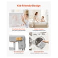 thumbnail image 6 of Toddler Bed Rail - 59" Guard Rail for Beds, Adjustable Height Safety Barrier, Portable Bedside Railing for Cribs & Bunk Beds, Single Side Lift, 6 of 6