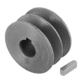 thumbnail image 3 of V-Belt pulley A Type Double Slot Pulley Motor Cast Iron Dia Power Tool Accessory 58x30x19mm, 3 of 9