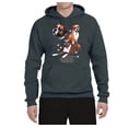 thumbnail image 2 of If It's Not a Boxer It's Just a Dog Gift | Mens Dog Lover Hooded Sweatshirt Graphic Hoodie, Charcoal, Medium, 2 of 3