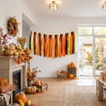 thumbnail image 6 of PSVFUJZ Multicolor Ribbon Garland , Fabric Banner Hanging Decor, DIY Assembled Fall Tassel Streamer for Halloween Thanksgiving Autumn Fireplace Porch Home Party Decoration(Multicolor1), 6 of 9