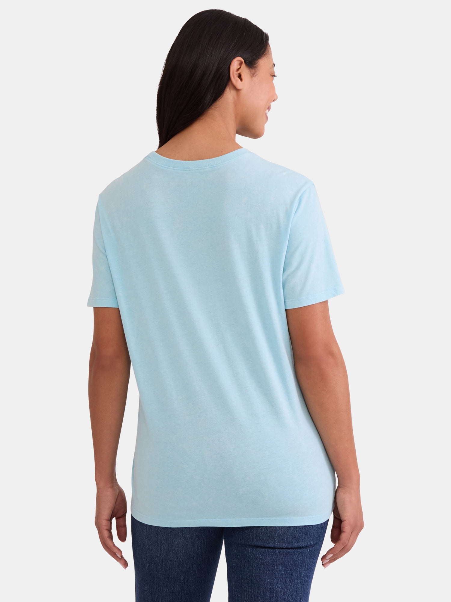 Time and Tru Women's Beach Boys Graphic Tee, Sizes XS-XXXL