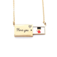 thumbnail image 1 of Royal  Inglaterra Cartoon Sobre de carta de amor, collar y joyas colgantes, 1 of 3