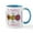 White/Blue Inside, variant on CafePress - Spring Flowers Mug - 11 oz Ceramic Mug - Novelty Coffee Tea Cup