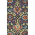 thumbnail image 5 of SAFAVIEH Suzani Caris Medallion Wool Area Rug, Blue/Multi, 3' x 5', 5 of 6