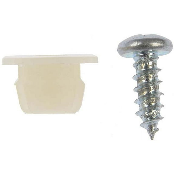 Dorman - Autograde 785-112 License Plate Fasteners- No. 8 X 1/2 In.