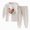 boy outfits-White, variant on TOWED22 Toddler Boy Outfits 2 Piece Set Long Sleeve Cute Print Round Neck Cotton Sweatshirt Fleece Pants Casual Fall Winter Clothes(Beige,5-6 Y)