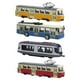 thumbnail image 2 of 4pcs Aleación de La Aleación de La Aleación de La Aleación Simulación de 1:90 Desarrollo Toy Friction Powered Car Play Set D Baoblaze Tirar juguetes de bus, 2 of 7