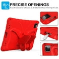 thumbnail image 3 of Allytechgroup iPad 10th Generation 10.9" Case for Kids, Butterfly Design Kids Friendly Shockproof Kickstand EVA Shoulder Strap Bumper Lightweight Case for Apple iPad 10.9" 2022 10th Gen, Red, 3 of 8
