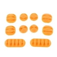 thumbnail image 2 of funtasica Desk Cable Management, Detachable Multi-purpose Cable Clamps For Mouse Cable Charging Cables orange, 2 of 7