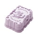 thumbnail image 2 of Ounissouiy Jabonera rosa, contenedor de almacenamiento de drenaje, caja de plástico con flores, utensilios de baño, bandeja de baño para ducha, Type5 NO5, 2 of 6