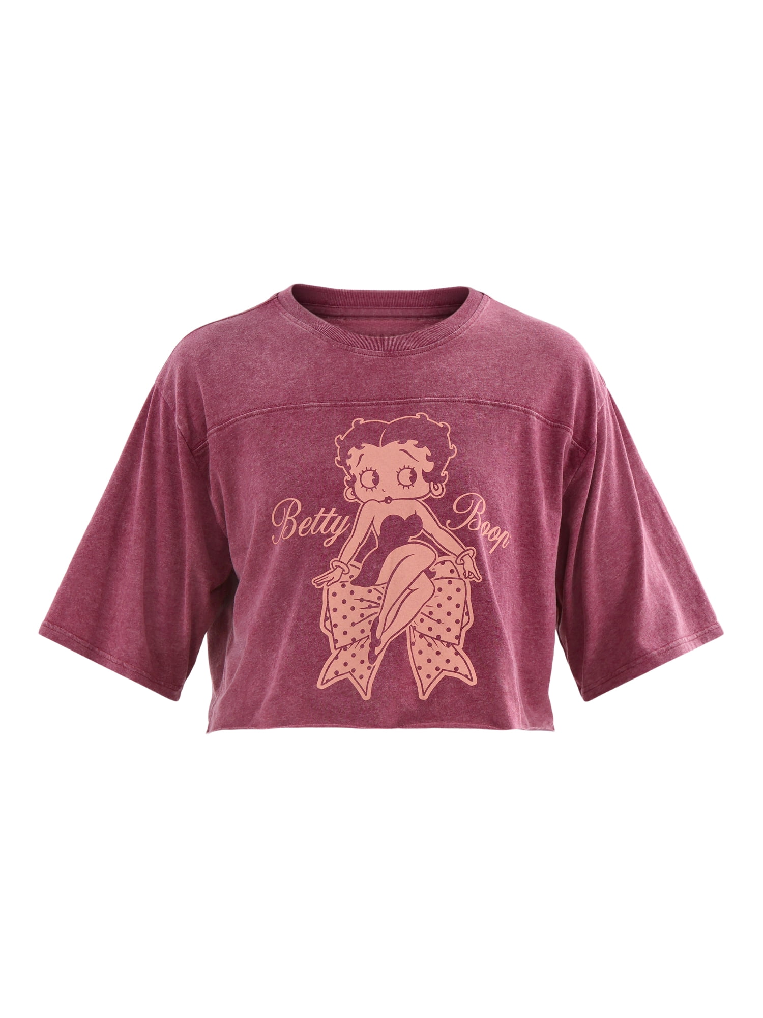 Betty Boop Women’s Graphic Skimmer Tee, Sizes XXS-2XL