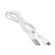 PKPOWER 5ft White Micro USB PC Charging Cable Cord for Camera Smartphone/Wireless Waterproof Cell Phone HTC Droid Incredible 2, ThunderBolt Smartphone Trophy Smartphone