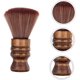 thumbnail image 2 of Cepillo profesional para el cuello de barbero con cerdas de fibra suave y mango ergonómico de madera., 2 of 5