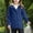 Navy, variant on Children's Rain Jacket Girls Lined Raincoat Windbreaker Hooded Jacket for Outdoor Hiking Camping Winter Warm Thermal Windproof Softshell Coat